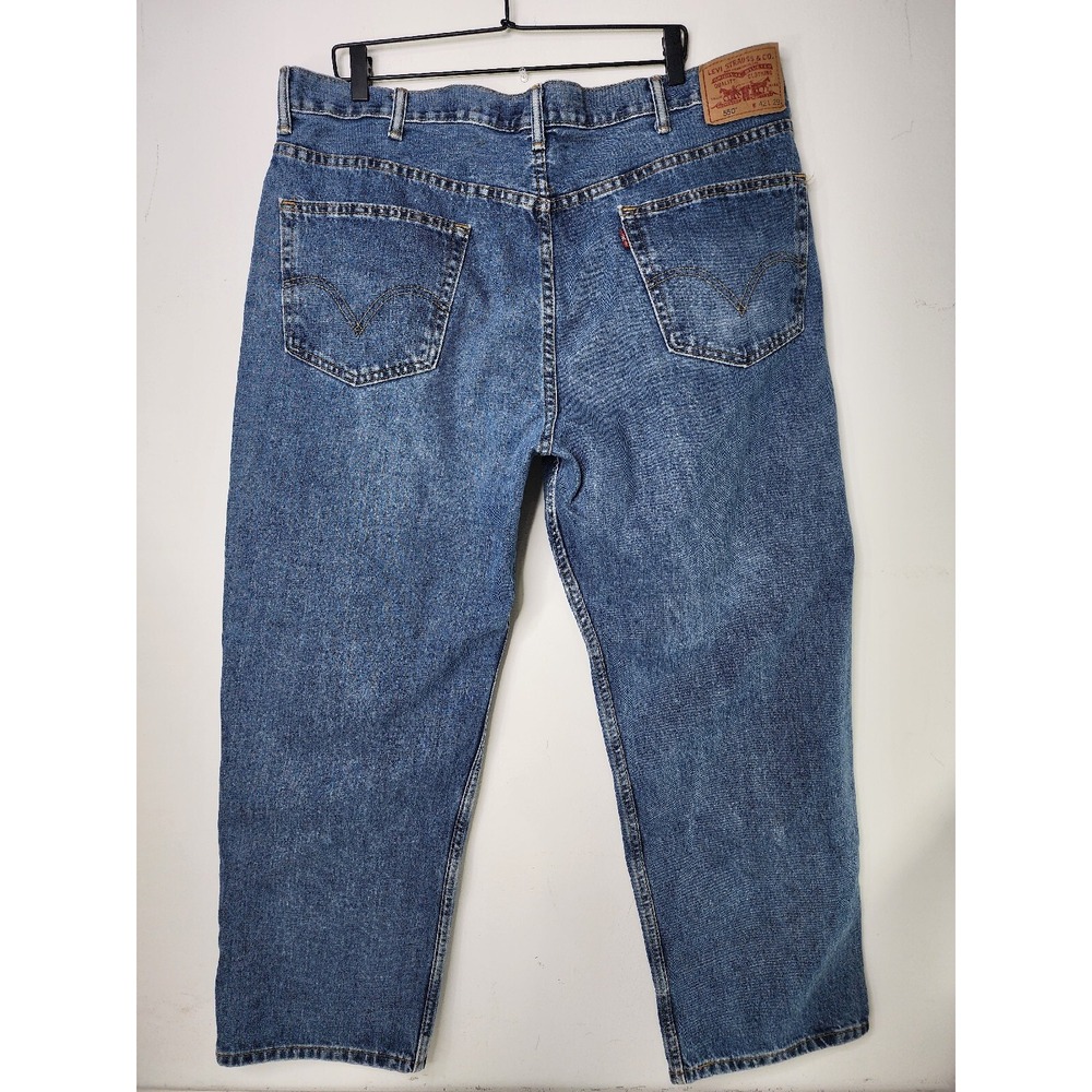 Levis 550‎ Relaxed Fit Men 40x29 High Rise Denim Jeans Tag 42x29 Western Cowboy
